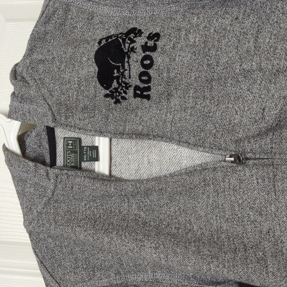 Roots kids grey zip up - Picture 4 of 4